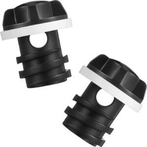 Yeti Compatible Drain Plugs - 2 Pack Leak-Proof Accessories for Roadie, Tundra, Tank & RTIC Coolers